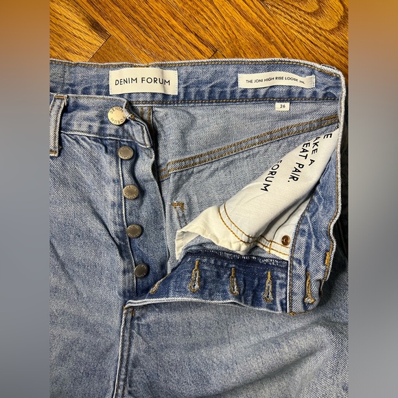 Denim Forum Joni High Rise Loose Jeans - Picture 4 of 4